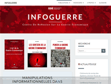 Tablet Screenshot of infoguerre.fr